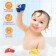 Rubber toy for the bath "Machine", 8 cm, with a squeak, color mix, crumb I