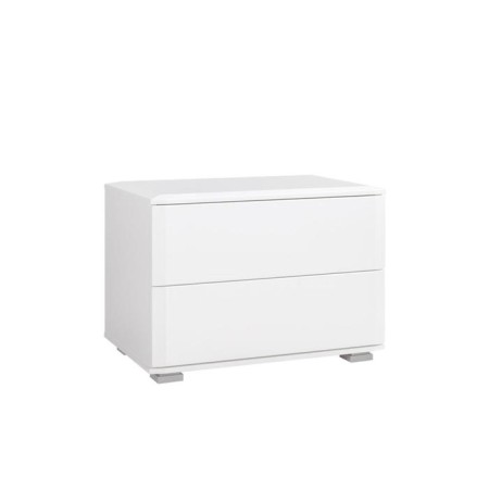Tumbling bedside Musson 13.93, 530x352x377, white/ white gloss MDF
