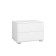 Tumbling bedside Musson 13.93, 530x352x377, white/ white gloss MDF