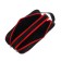 Penal soft 2 compartments, 100 x 220 x 70 mm, voluminous, "black-red"
