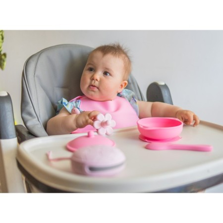 The dummy is whole -diligent, from 0 months, classic, pink color-9
