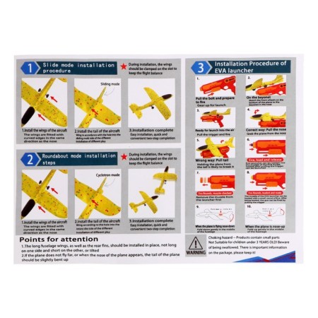 Aerodrome 2 pistol, 1 plane, 10 soft bullets and balls in the kit, MIX color-9