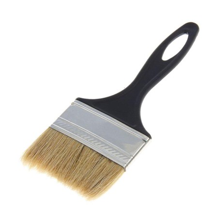 Brush flat "Akor" standard, natural bristles, plastic handle, 70x6 mm-1