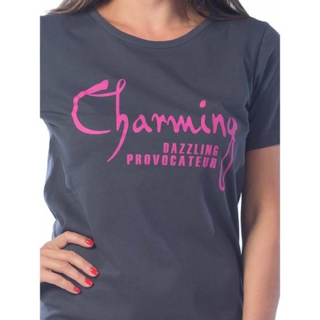 Women's tunic Charming, size 44, dark gray color-4