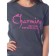 Women's tunic Charming, size 44, dark gray color