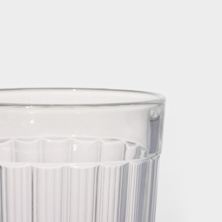 Set of glass glasses "Faced", 6 pcs, 250 ml-3