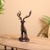 Souvenir "Deer" aluminum 17x16x34 cm