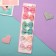 Hair clip "Bow" heart holography, 6 cm, mix
