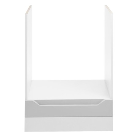 School cabinet 600 under the oven Helga, 600x500x820, white/Gray software-2