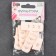 Flasp for a bra, 3 rows 1 hook, 2 × 2.8 cm, 2 × 5 cm, 10 pcs, beige color