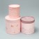 Set of hats 3 in 1, gift packaging, “linear flowers”, 13 x 13 - 18 x 18 cm