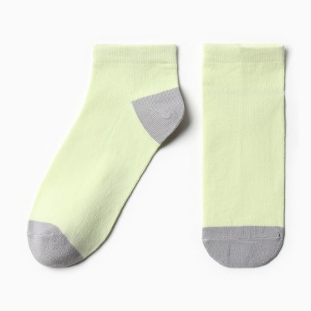 Women's socks shortened, light/gray color, size 23 (35-37)