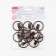 A ring for a cornice, with a clamp, D = 32/38 mm, 10 pcs, Copper color