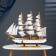 The ship "Bonavventer" with white sails, the White Corps, 49*10*43cm