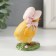 Polystone souvenir "Chip with a hat with a basket of flowers" 6.5x4x88 cm