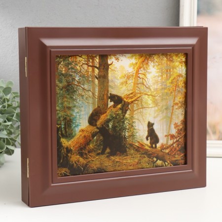 Key closed "Bear" 26.5x31.5 cm nut-1