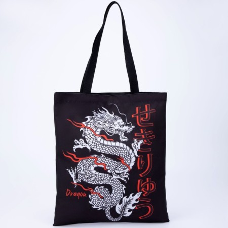 Bag Schoper "Dragon" 35 x 0.5 x 40, department without lightning, without lining, black-4