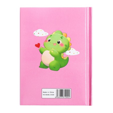 Gift notebook, 45 sheets, line, on a dragon castle (16.3x12.7cm)-6