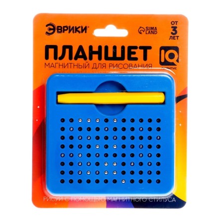 Magnetic tablet for drawing, 96 holes, blue-4
