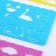 The “Figures” stencil, set 4 pcs., Size 1 pc. - 6.5 × 14 × 0.1 cm, color mix