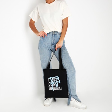 Bag Schoper "Dubai" 35x0.5x40 cm, Department without lightning, without lining, Black-6