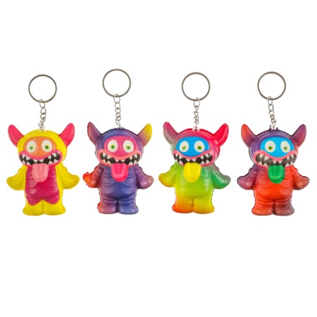Montrodrik's Monstriki Monster, on a key fabric, color mix-4