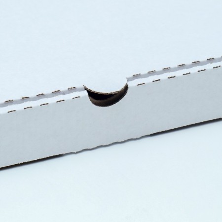Pizza box, white 25 x 25 x 4 cm-2