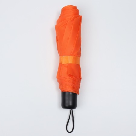 Mechanical “plain” umbrella, 3 additions, 8 spokes, r = 48 cm, orange color-10
