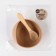 Baby plate on a suction cup, spoon, m & b, beige