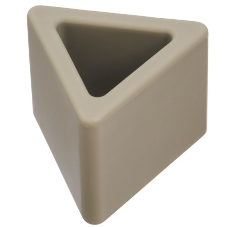 Developing toy - sorter “Study figures”, food silicone, beige color, Mum & Baby-15