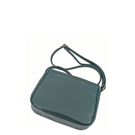 Cross-Bodi bag, lightning department, green color 20x21x7cm-2