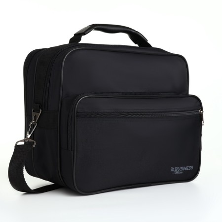 Male bag, luris, black color-1