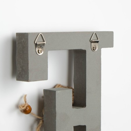 Decorative clothing hooks "Love", a letter with a hook 26 x 12 cm-4