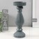 Summary tree for 1 candle "corrugation" dark gray 9.7x9.7x27 cm