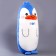 Soft toy-podushka "Penguin with a bow", 50 cm, white-blue color