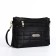 Bag Cross-Bodi with a zipper, black color