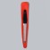 Metal file for nails, 12 cm, silver color/black