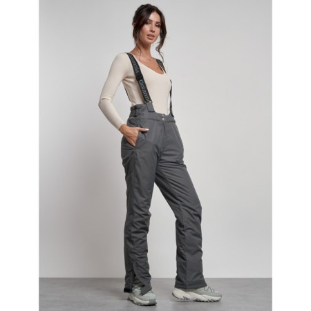 Semi -combinezone ski insulated female winter, size 44, color gray color-18