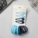 Hair set "Mira" (4 invisibility-5 cm, 8 elastic bands-3.5 cm) blue blue