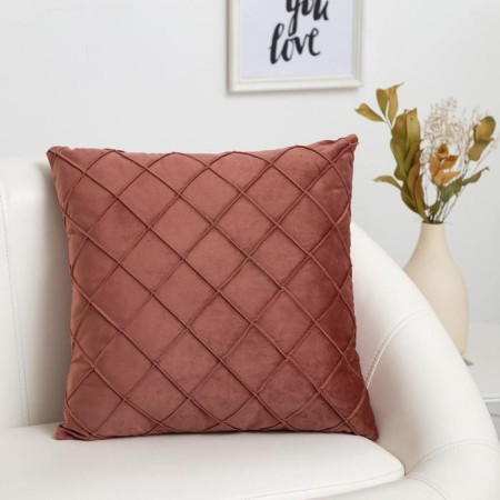 Pillowcase decorative Ethel "Solo", color dusty rose, size 43x43 cm-4