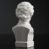 Bust Pushkin Small white 5x6x15cm