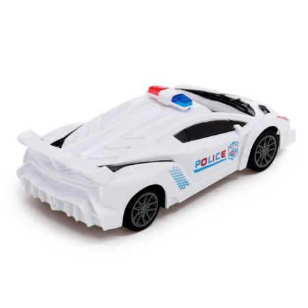 Radio -controlled machine "Night Guide", 1:20, works from batteries, white color-2