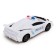 Radio -controlled machine "Night Guide", 1:20, works from batteries, white color