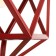 Lamp Bayerlux "Geometry" E27 1x40W red 35x35x35-135 cm