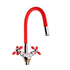 Accoona A4882N-1 kitchen mixer, two-wound, with flexible surge, red