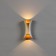 Facade lamp “Elegant”, FSD-035, 10 W, 3000K, 1 Ray, IP65, 220V, plast., White-gold. 10084