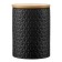 Bank for storage ceramic Liberty Jones Farah, 900 ml, black color