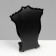 Standing for pendants, chains, earrings 10 × 4.3 × 12 cm, black color