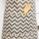 Apron Dilyana 60x70cm, zigzag ser, 100%PE, Rogozhka 200 g/m