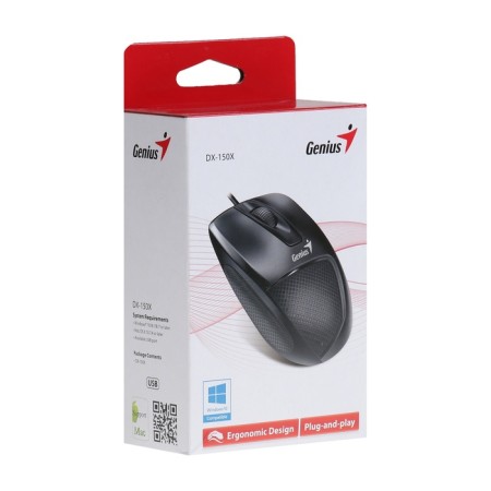 Mouse Genius Mouse DX-150X, wired, optical, 1000 dpi, USB, blue-3